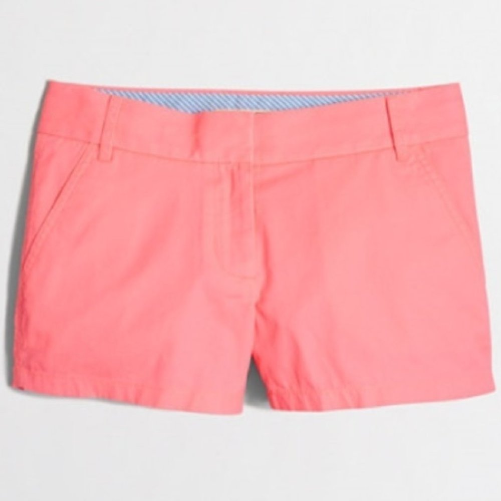 J.Crew 3" Chino Shorts | Coral